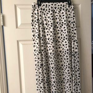 Leith floral maxi skirt